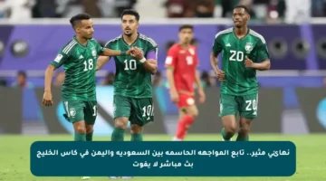 نهائي مثير.. تابع المواجهة الحاسمة بين السعودية واليمن في كأس الخليج بث مباشر لا يفوت